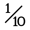 U+2152