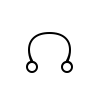 sample of ASCENDING NODE (U+260A)