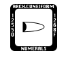 image of Unicode Character 'CUNEIFORM NUMERIC SIGN TWO N39A' (U+125B7)