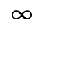 sample of COMBINING INFINITY (U+1AB2)