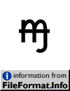 image of Unicode Character 'LATIN SMALL LETTER BARRED M WITH HOOK' (U+1DF4C)