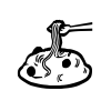 sample of SPAGHETTI (U+1F35D)