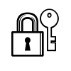 sample of CLOSED LOCK WITH KEY (U+1F510)