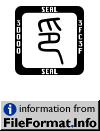 image of Unicode Character 'SMALL SEAL CHARACTER-3D7FD' (U+3D7FD)